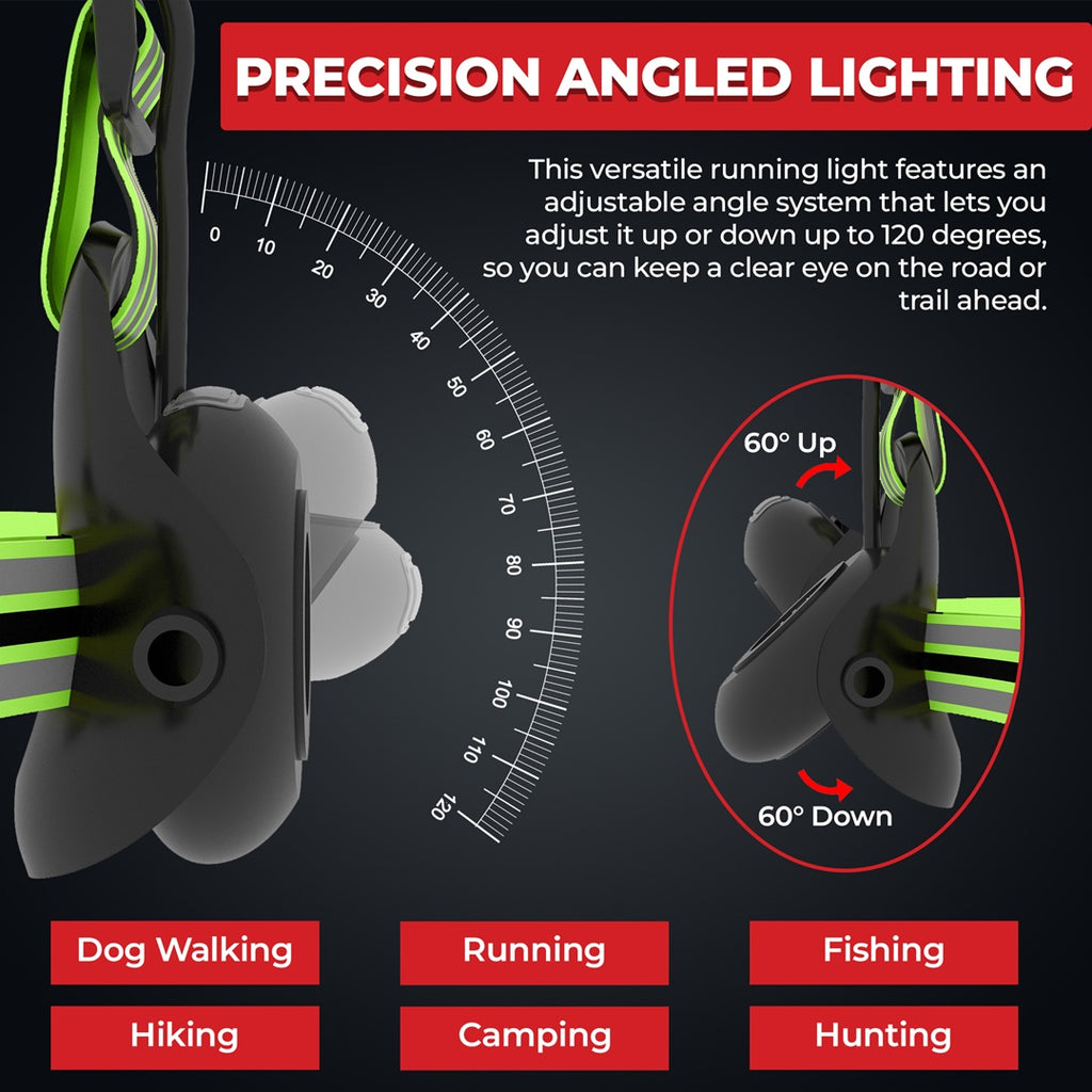 RUNNING CHEST LIGHT – GREEN JR0901