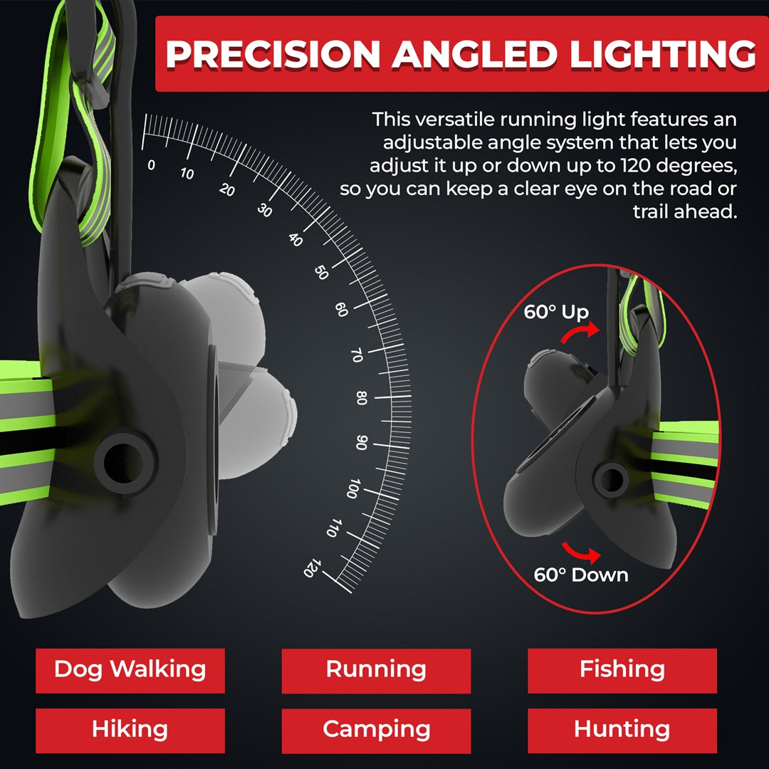 RUNNING CHEST LIGHT – GREEN JR0901