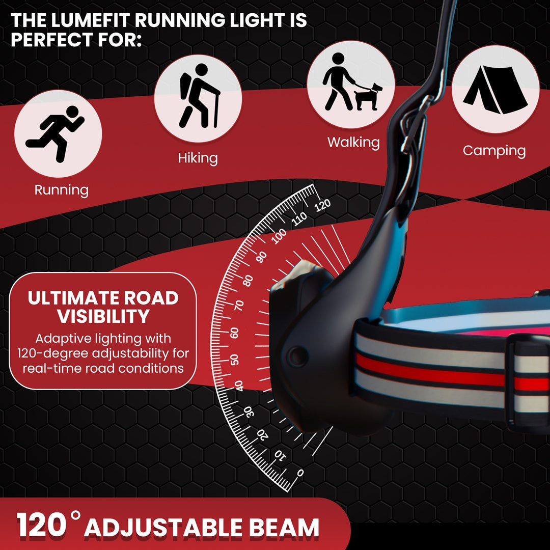 RUNNING CHEST LIGHT - RED JR0906