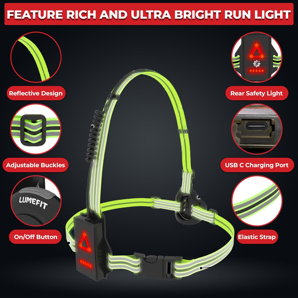 RUNNING CHEST LIGHT – GREEN JR0901