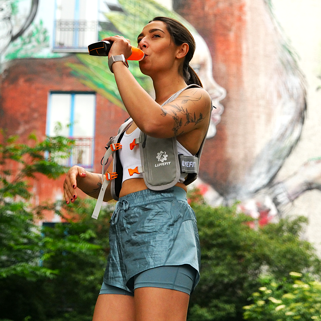 running vest grey lumefit