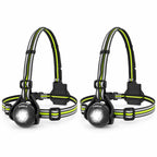 RUNNING CHEST LIGHT - GREEN JR0901 (2-PACK BUNDLE)
