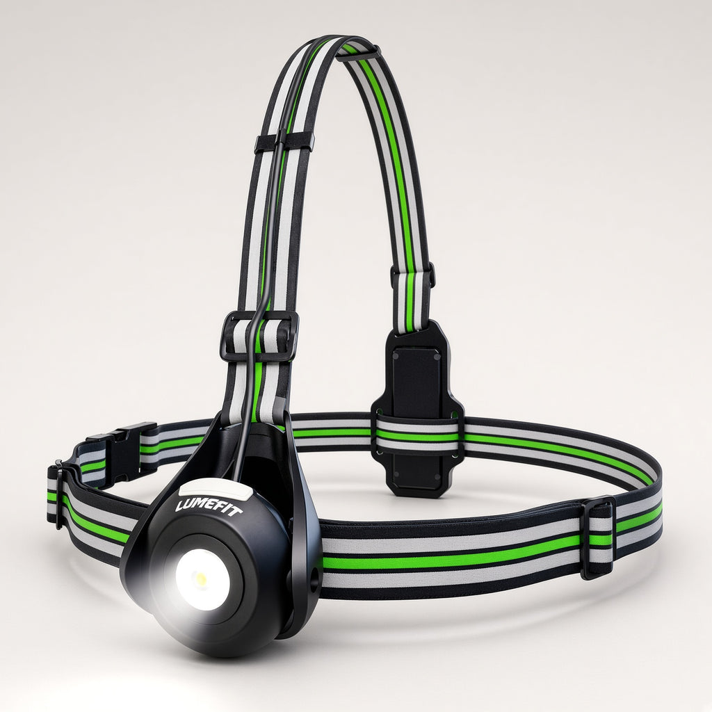 running lights for runners green lumefit