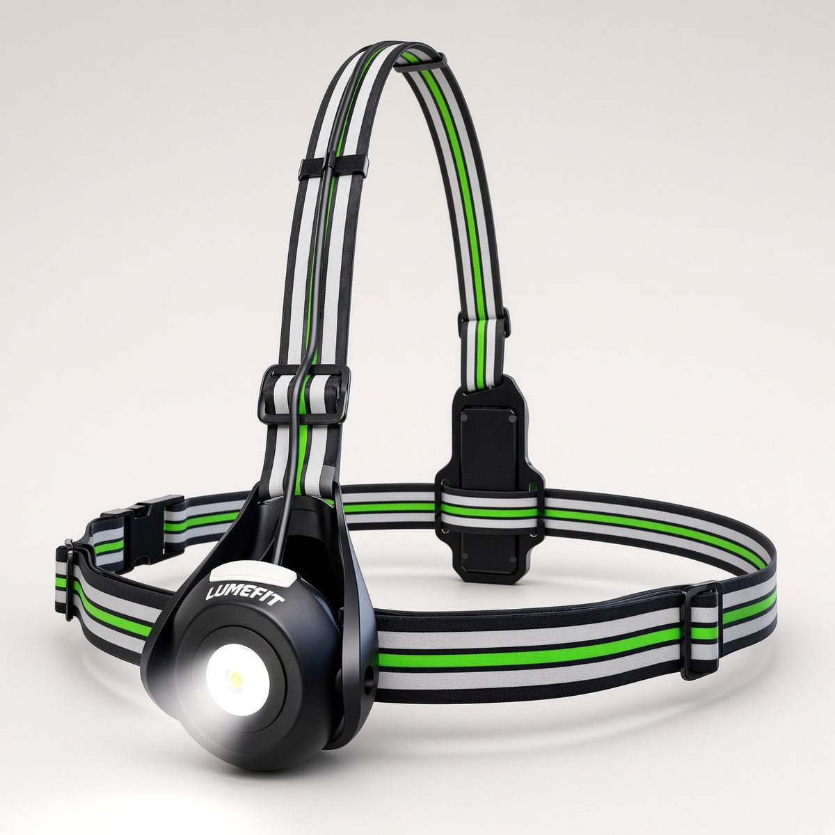 running lights for runners green lumefit