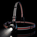 LUMEFIT running chest light with adjustable reflective harness and bright front LED