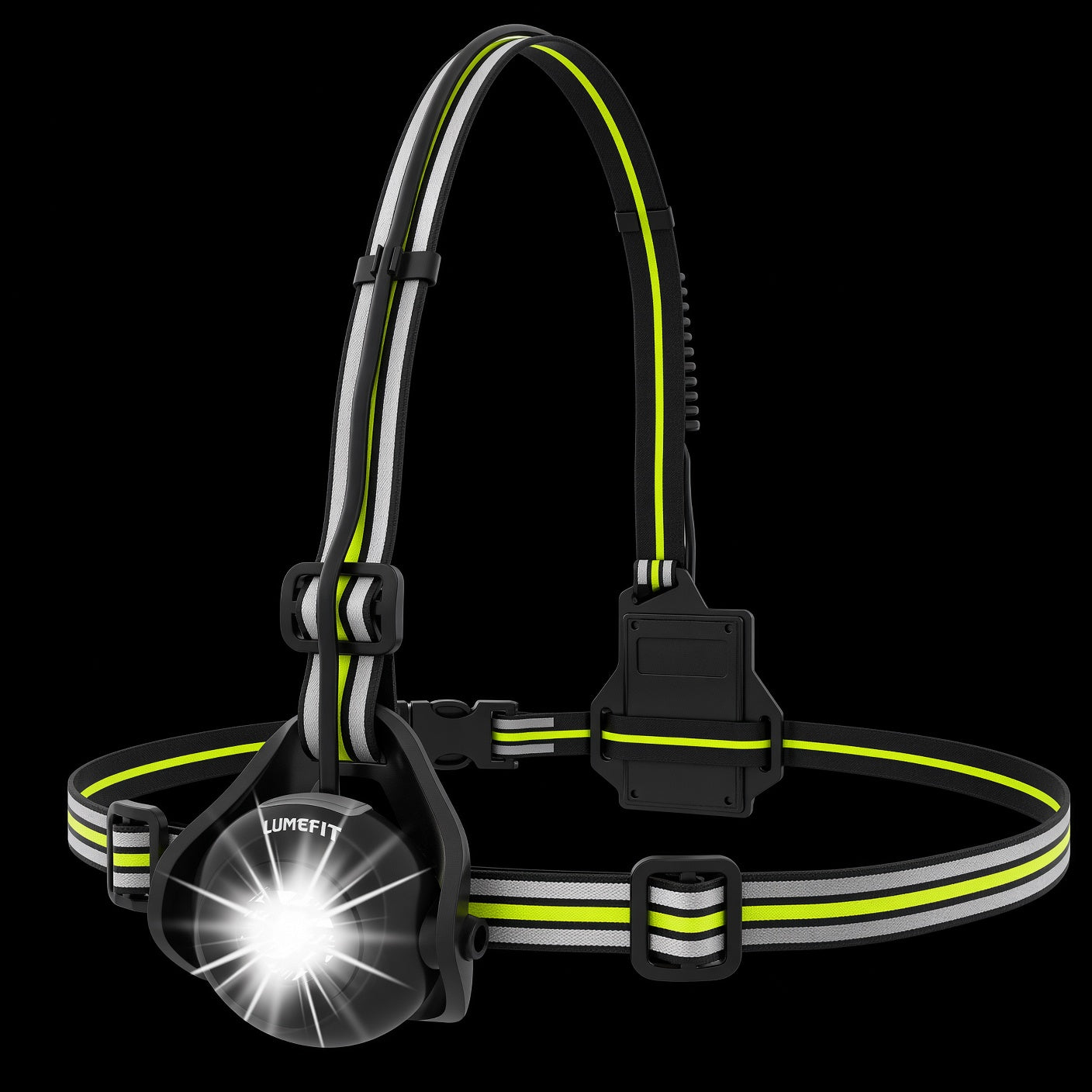 LUMEFIT black running chest light JR0901
