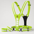 reflective led vest lumefit green