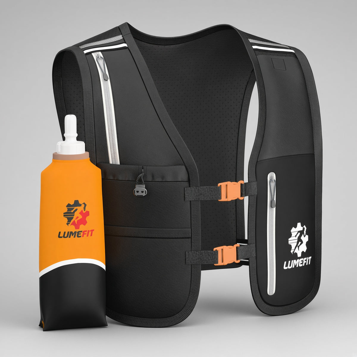 running vest lumefit black