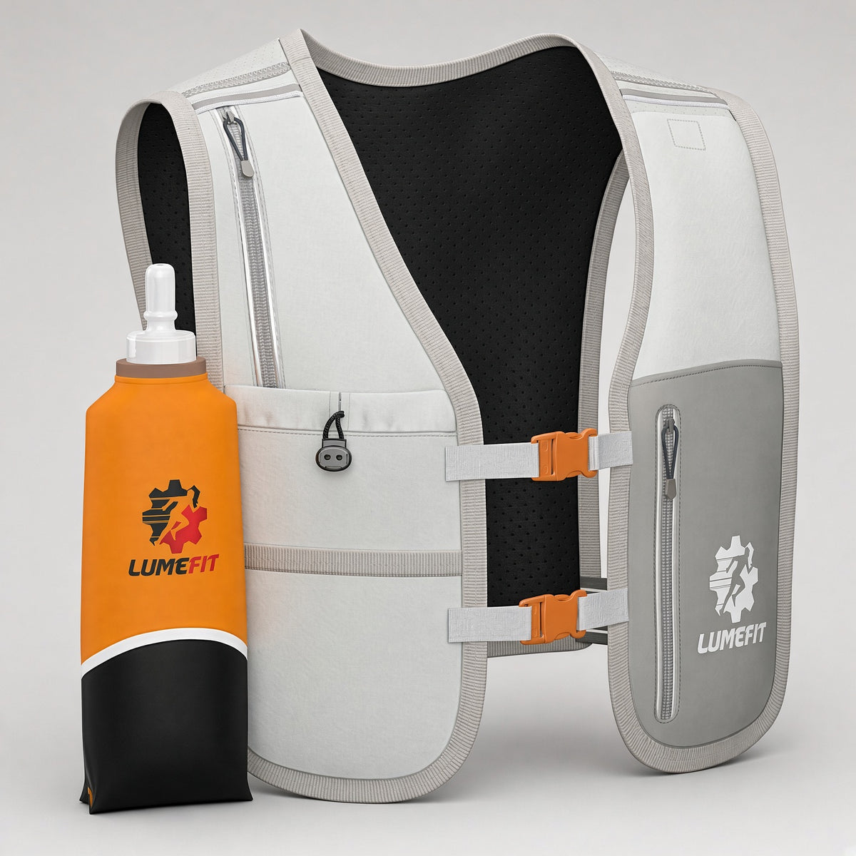 running vest grey lumefit